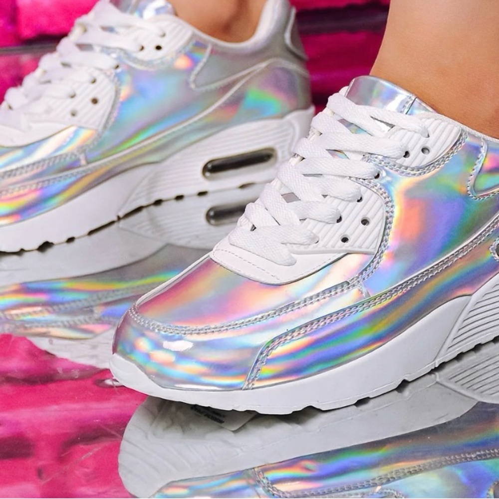 Cape Robbin holograph Tennies- boutique overstock, new in box